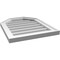 Ekena Millwork Octagonal Top Surface Mount PVC Gable Vent w/ 2"W x 1-1/2"P Brickmould Frame, 18"W x 22"H GVPOT18X2202SN - alternate 4